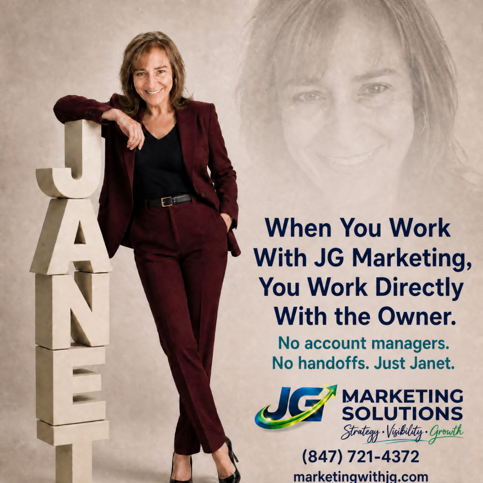You work directly with the owner