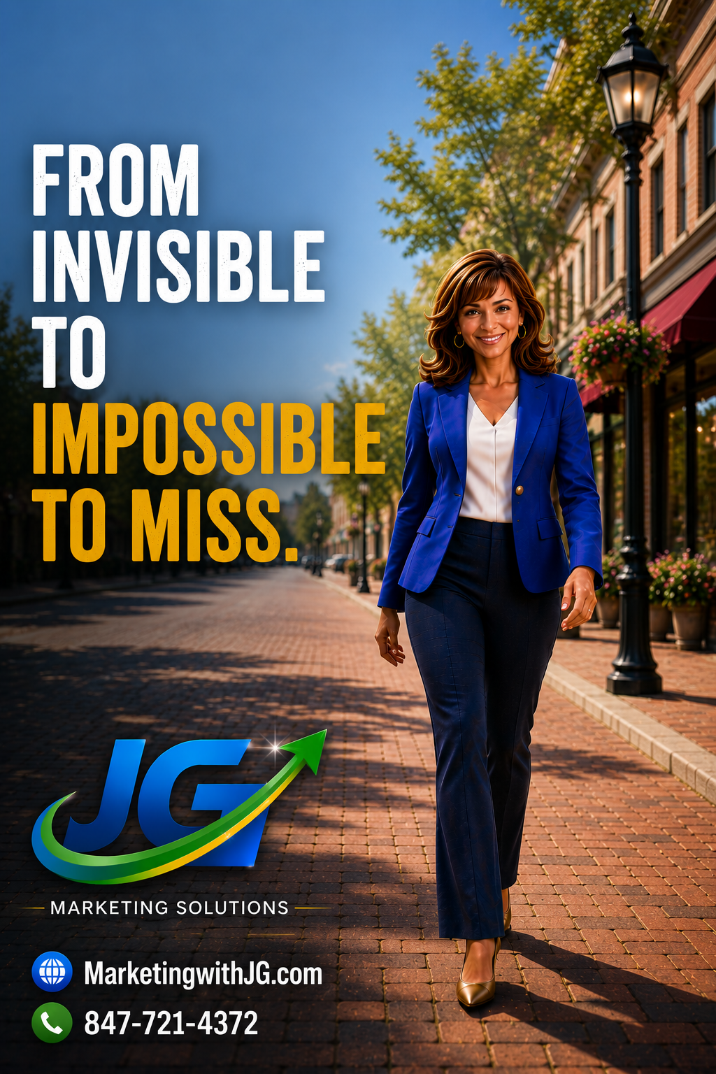 From invisible to impossible to miss.