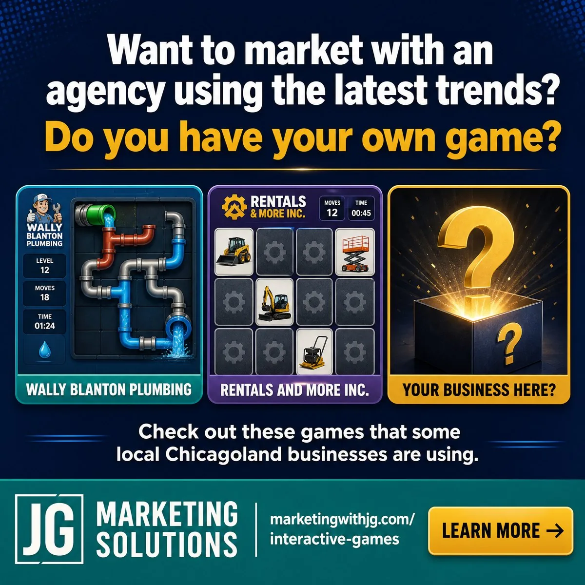Meta ad creative — interactive games