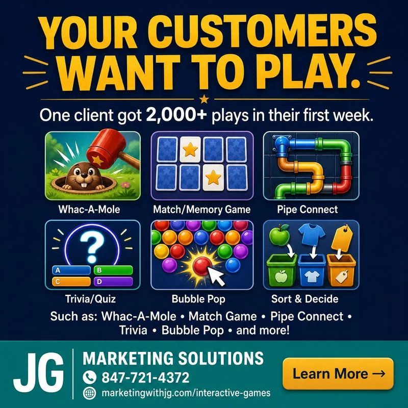 Interactive branded game campaign creative