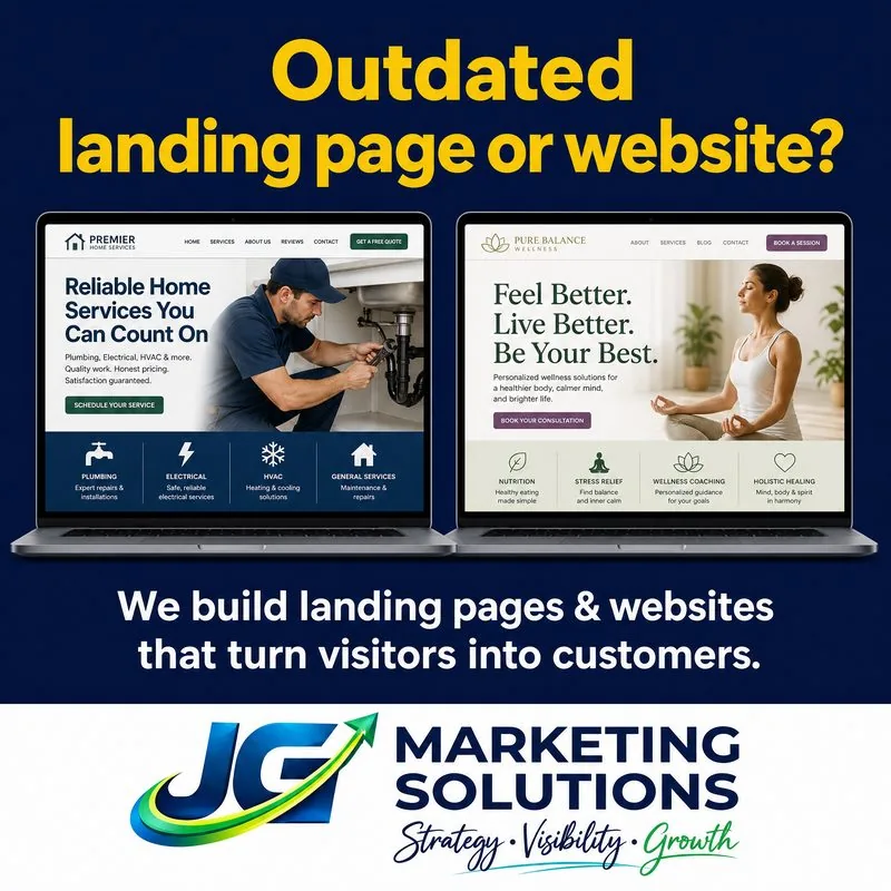 Landing page campaign creative