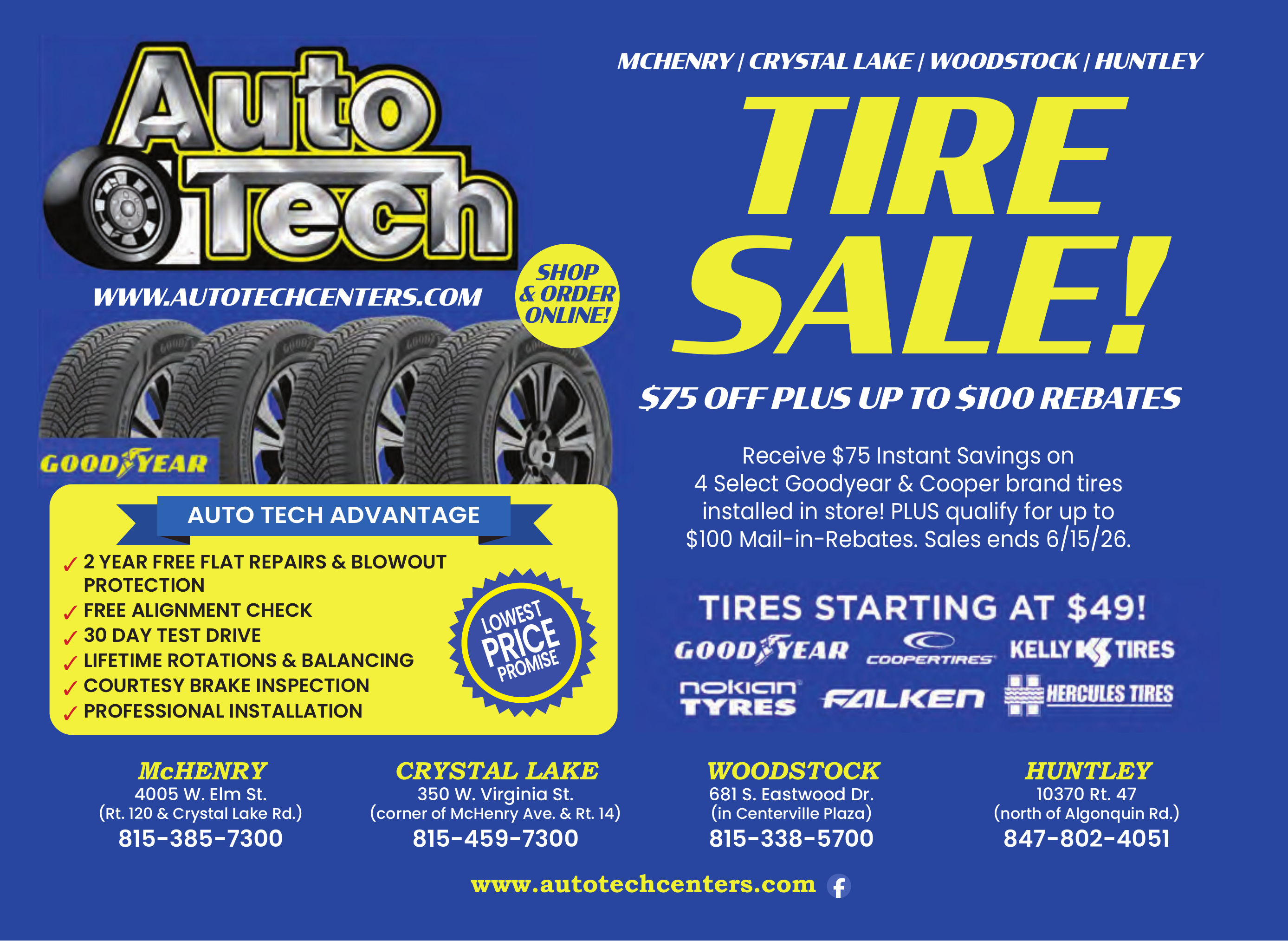 Auto Tech — EDDM Postcard Campaign — Front